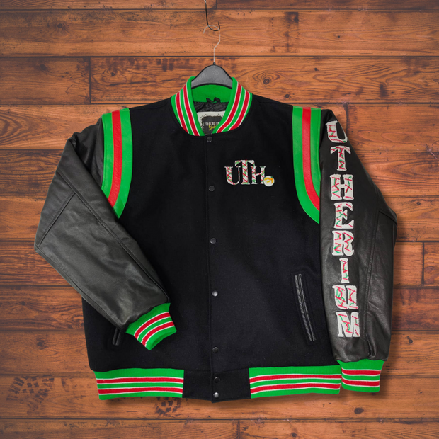 UTHERIUM GOLD POWER VARSITY JACKET