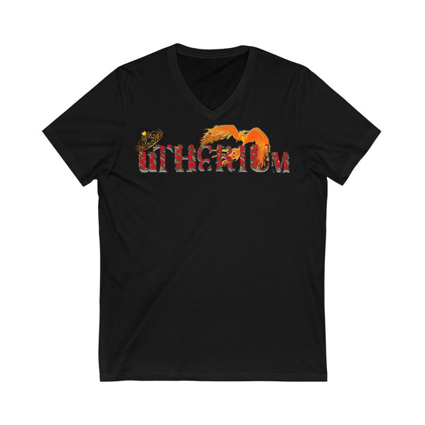 UTHERIUM Short Sleeve V-Neck Tee