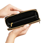 E.Quarter Zipper Wallet