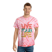 Live Your LIfe Tie-Dye Tee, Cyclone