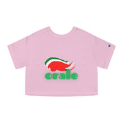 Custom Authentic Champion Women's Orale Cropped T-Shirt