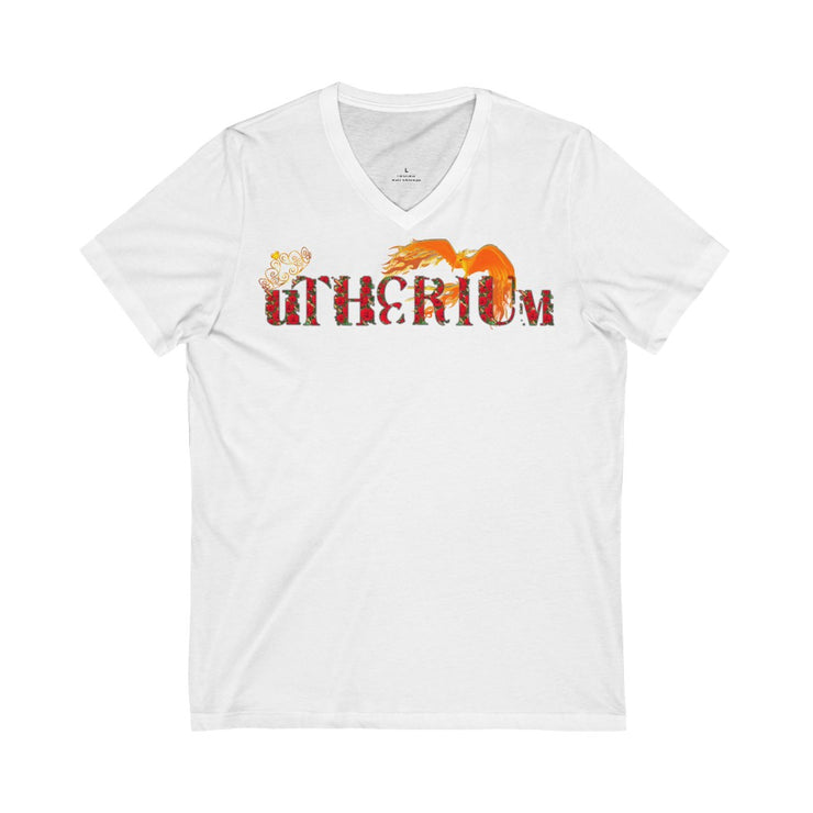 UTHERIUM Short Sleeve V-Neck Tee